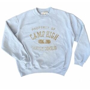 Camp High Collective Psilocybin Counselor Crewneck Sweatshirt Men Medium Blue